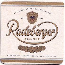 Podkładka pod piwo "Radeberger"