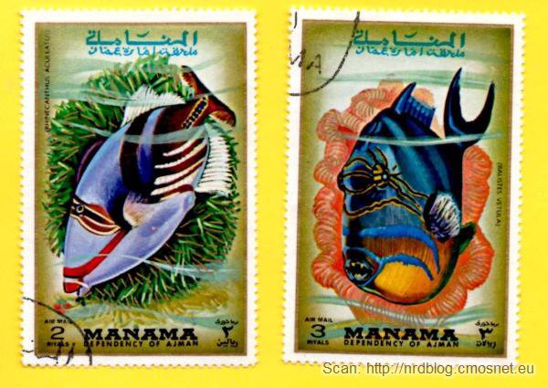 Znaczki pocztowe Manama