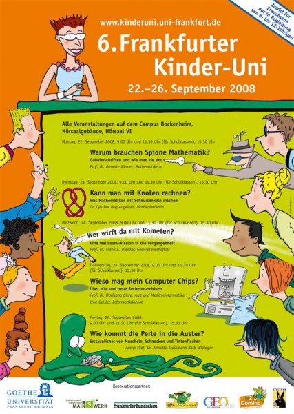 Plakat Kinder-Uni 2008