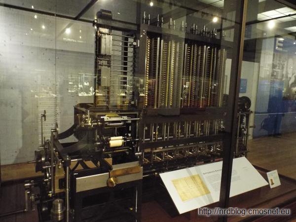 Science Museum London - Differential Engine Babbage'a