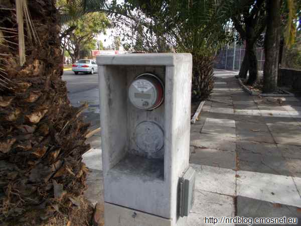 Licznik energii na ulicy