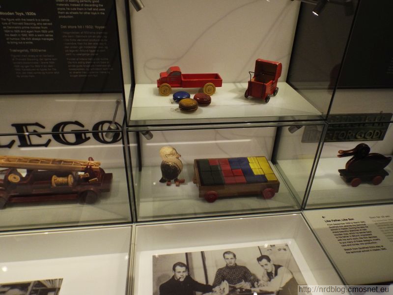 Lego House Billund - Pierwsze produkty firmy Lego