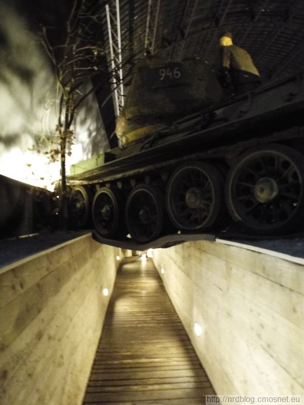 Muzeum Lešany - diorama bitwy pancernej