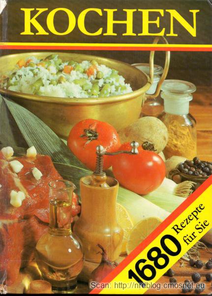 Książka kucharska z NRD, 1986