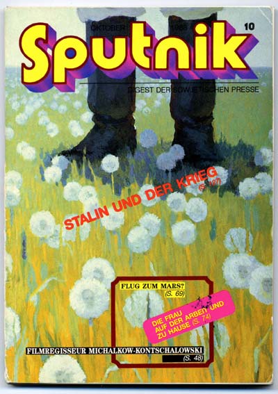 Zabronione w NRD wydanie radzieckiego pisma Sputnik