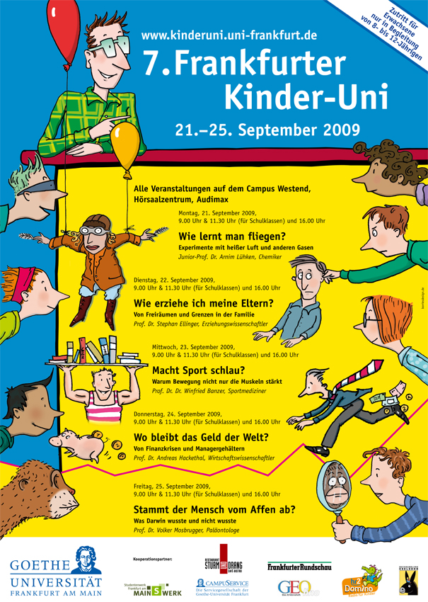 Plakat Kinder-Uni 2009