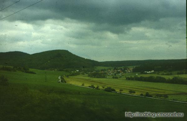Krajobrazy wiejskie z NRD w roku 1988