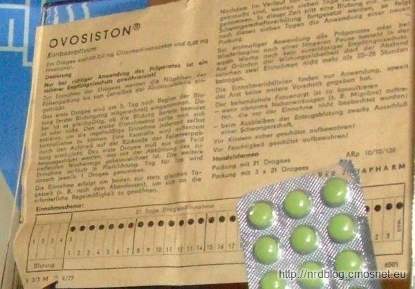 Tabletki antykoncepcyjne Ovosiston, NRD